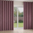Laura Ashley Musica Print Dark Ruby Wave Curtain Blinds Uk