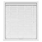 Frost White Grain Luxury Ecowood Motorised Uk - Wooden Blinds