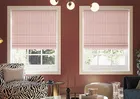 Lace Stripes Rouge - Twist&fit Roman Blind