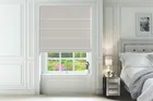 Saluzzo Dove - Faux Suede Roman Blind