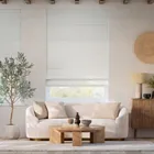 Cromwell Pale Grey Roman Blind