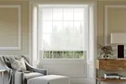 Rhodes White - Sheer Voile Roller Blind