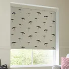Emily Bond Oyster Catcher Translucent Made To Measure Roller Blind Charcoal