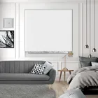 Free Hanging Dovestone Blackout White Honeycomb Pleated Blind