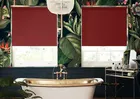 Orion (blackout) Deep Carmine - Roller Blind