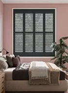 Black Grey Full Height Shutter