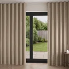 Cassatt Taupe Wave Curtain Blinds Uk