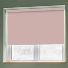 Banlight Duo Fr Rose (blackout) Flame Retardant Roller Blinds