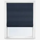 Luxe Faux Silk Indigo Roman Blind