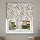 Laura Ashley Wild Meadow Crimson No Drill Blinds Uk