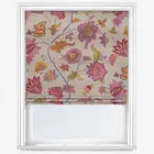 Chanderi Cerise Roman Blind