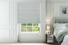 Collodi Light Grey - Herringbone Woven Roman Blind