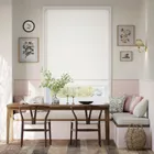 Sydney Snowdrop Roman Blind