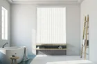 Beauty White - Leaf Pattern Waterproof Blackout Vertical Blind