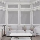 Perfect Fit No Drill Metal Blind - Silver Lustre - 25mm