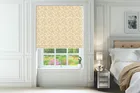 Streisand Gold - Floral Patterned Roman Blind