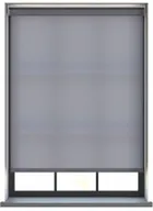 Burst Stormy Grey Roller Blind