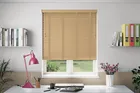 Morgan 50 Birch - 50mm Slat Wooden Blind Hessian Tape