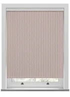 Emily Bond Oscar Stripe Raspberry Roller Blind