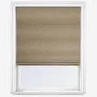 Moon Earth Pecan Roman Blind