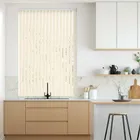 Pvc Metropolis Alabaster Blackout Vertical Blind