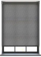 Crown Dark Silver Roller Blind