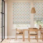Mr Fox Stripe Sky Roman Blind