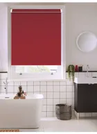 Garnet Red Blackout Grip Fit® No Drill Roller Blind