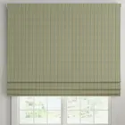 Ante Decor Latham Printed Cotton Stripe Made To Measure Roman Blind Green
