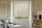 Byron Beige - Patterned Voile Roller Blind