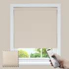 Slumber Blackout Light Grey Somfy Powered Roller Blinds