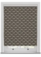 Emily Bond Peggy Smoke Roller Blind