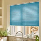 Fairhaven Asc Blue Freehanging Pleated Blinds