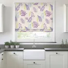 Manilla Orchid Roman Blinds