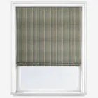 Moon Anderson Aqua Rust Roman Blind
