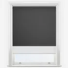 Double Roller Carnival Blackout Anthracite & White Double Roller Blind