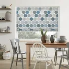 Casita Indigo Roman Blinds