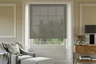 Morrison Charcoal - Woven Sheer Voile Roller Blind