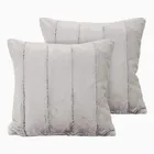 Anya Faux Fur Grey Cushion