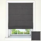 Clarke & Clarke Linoso Steel Roman Blinds