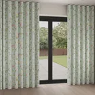 Laura Ashley Summer Palace Duck Egg Wave Curtain Blinds Uk