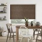 Shadow Mahogany Roman Blinds