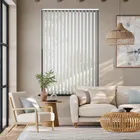 Stick On Toledo Grey Vertical Blind