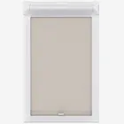 Deluxe Plain Sand Perfect Fit Roller Blind