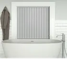 Shower Safe Light Grey Vertical Blind