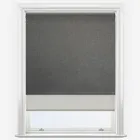 Double Roller Artivis Blackout Mole Grey & Natural Double Roller Blind
