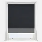 Supreme Blackout Jet & Sunvue Jet Black Double Roller Blind
