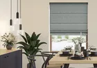 Atina (blackout) Mottled Black - Roman Blind