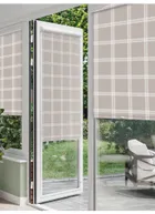 Herringbone Check Taupe Perfect Fit® Roller Blind