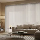 Banlight Duo Fr Stone Grey (blackout) Flame Retardant Vertical Blinds